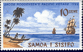Postzegel Roggeveen 